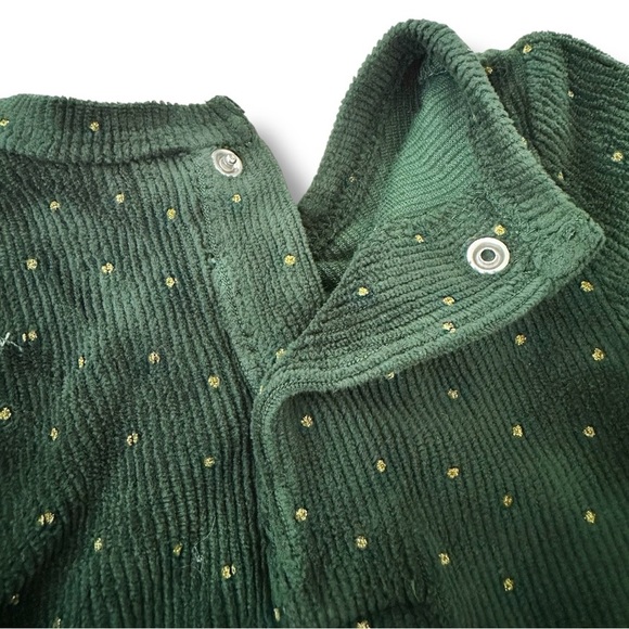 Rachel Zoe | Corduroy Ruffle Sleeve Bodysuit (3-6 mos) - Picture 3 of 5